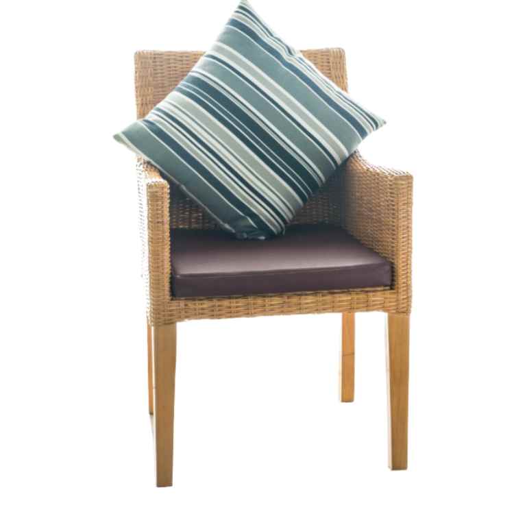 Cushioned dining chair